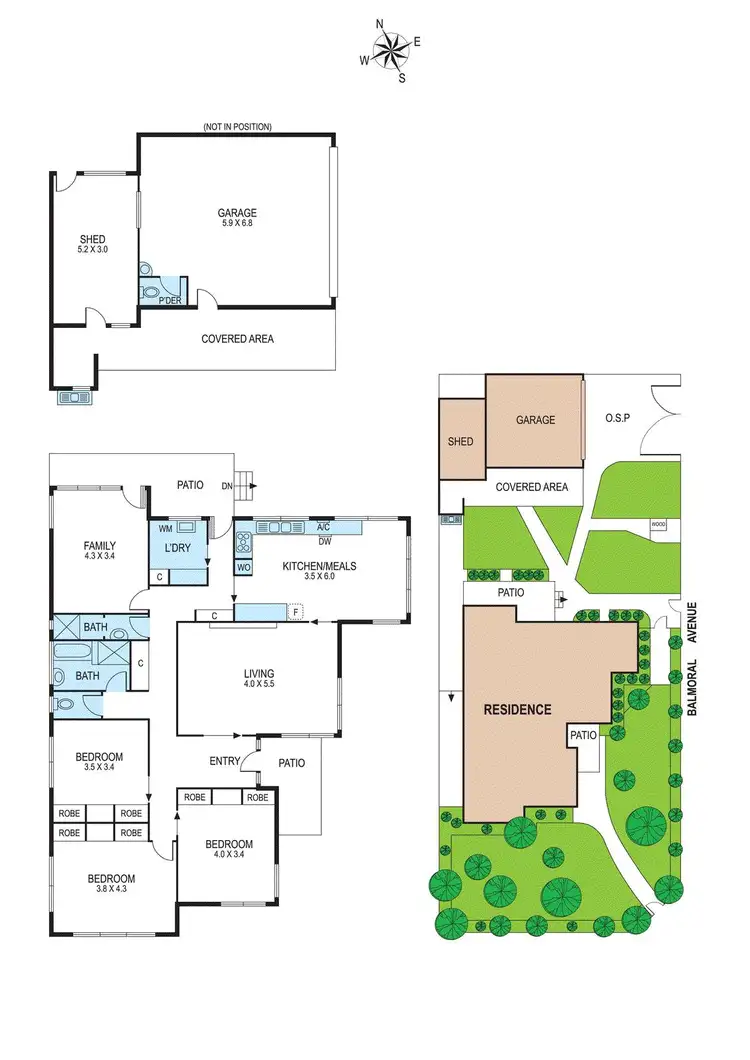 Floorplan of Homely house listing, 109/29 Seaview Avenue, Bentleigh VIC 3204