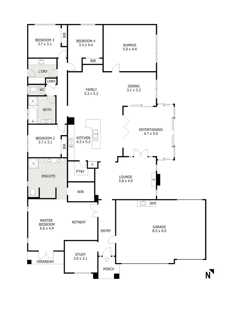 Floorplan of Homely house listing, 11 Cardinia Place, Wallan VIC 3756