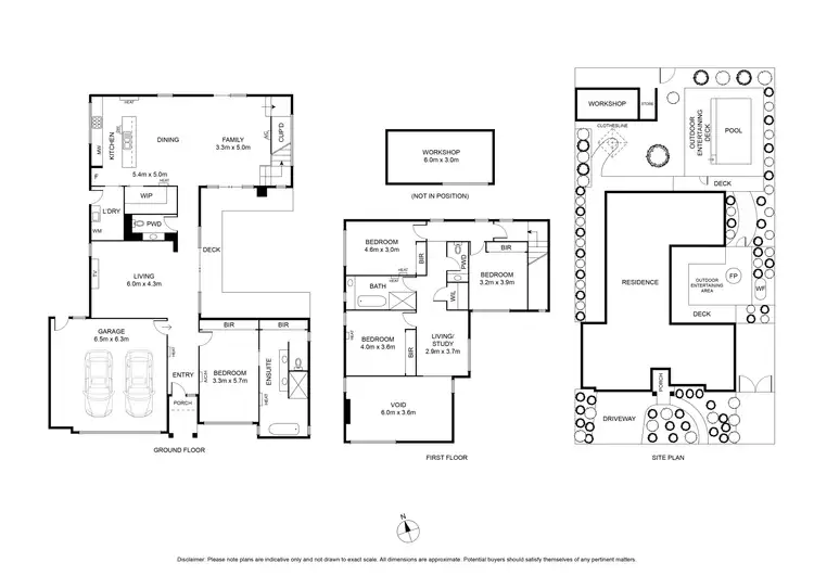 Floorplan of Homely house listing, 55 Janelle Way, Ocean Grove VIC 3226