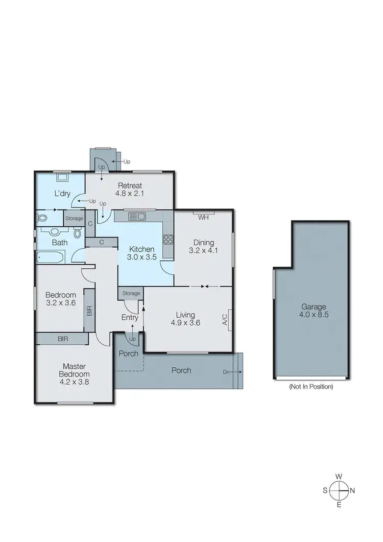 Floorplan of Homely house listing, 91 Kanooka Grove, Clayton VIC 3168