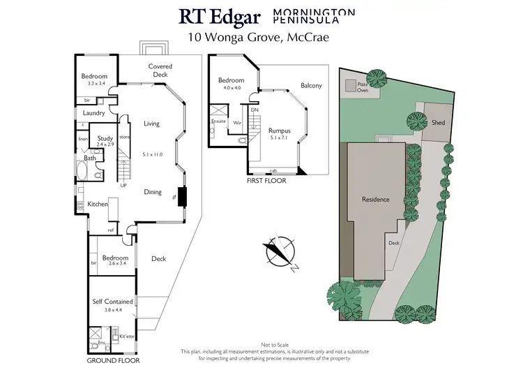 Floorplan of Homely house listing, 10 Wonga Grove, Mccrae VIC 3938