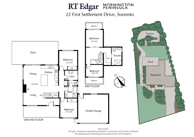 Floorplan of Homely house listing, 22 First Settlement Drive, Sorrento VIC 3943