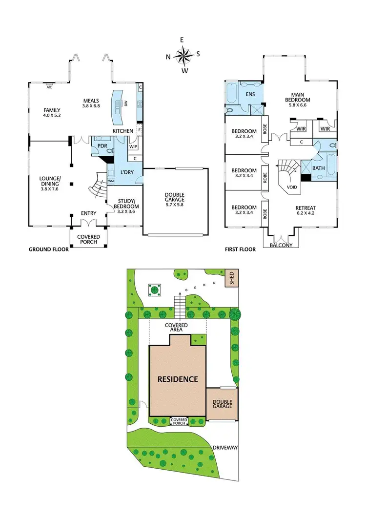 Floorplan of Homely house listing, 4 Macalister Boulevard, Yallambie VIC 3085