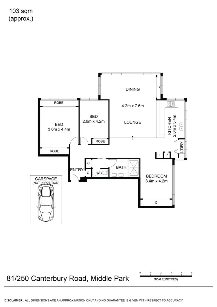Floorplan of Homely apartment listing, 81/50 Canterbury Road, Middle Park VIC 3206