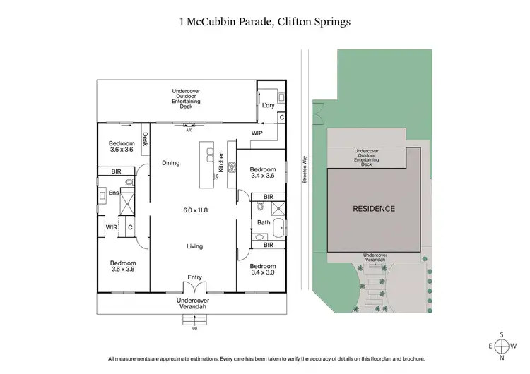 Floorplan of Homely house listing, 1 McCubbin Parade, Clifton Springs VIC 3222