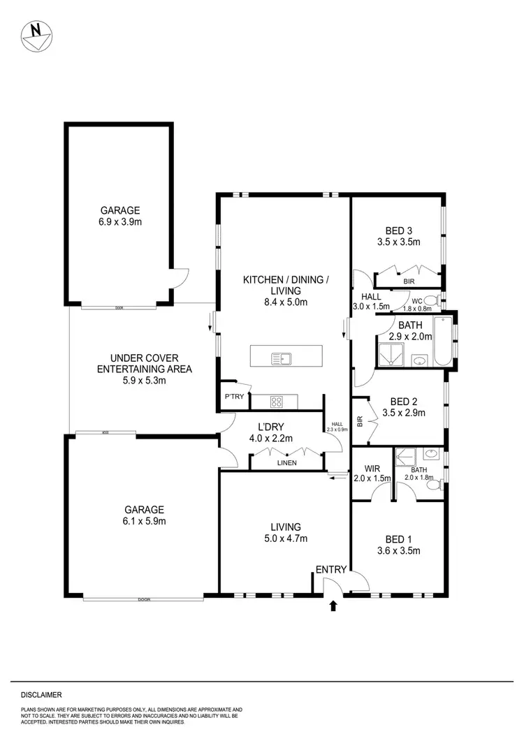 Floorplan of Homely house listing, 108 Alfredton Drive, Alfredton VIC 3350