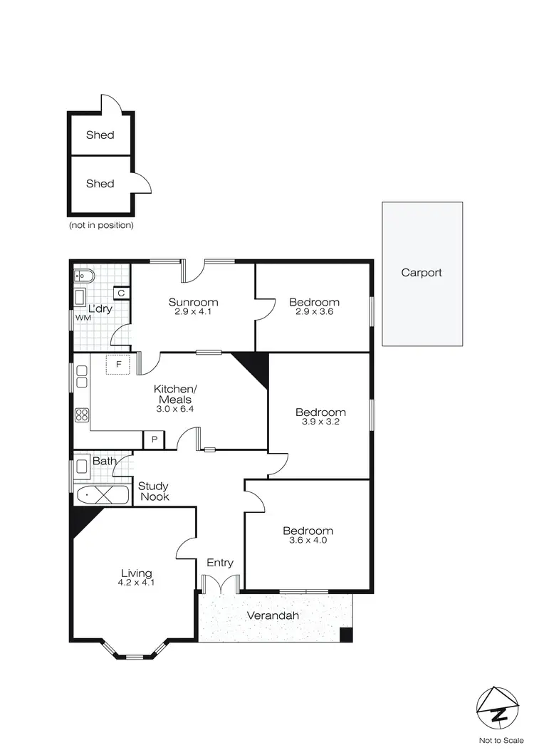 Floorplan of Homely house listing, 16 Linden Avenue, Wendouree VIC 3355