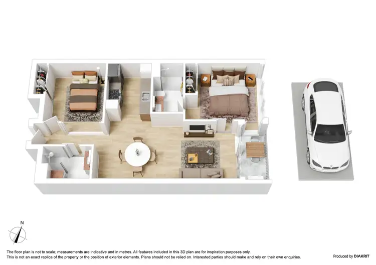 Floorplan of Homely apartment listing, 2811/618 Lonsdale Street, Melbourne VIC 3000