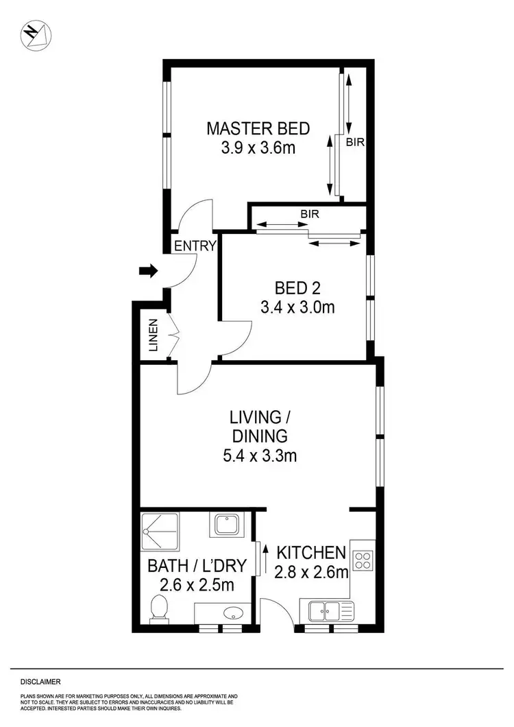 Floorplan of Homely unit listing, 1/2 The Gums, Mount Clear VIC 3350