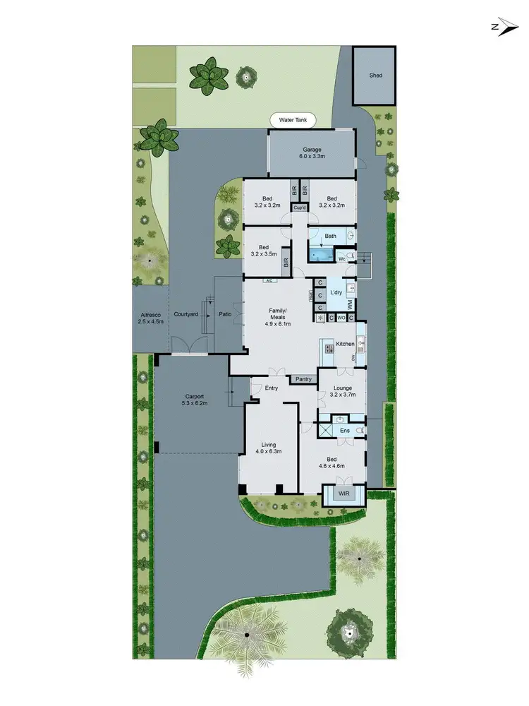 Floorplan of Homely house listing, 256 Waverley Road, Mount Waverley VIC 3149