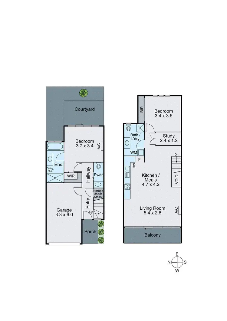 Floorplan of Homely house listing, 7/2-4 Newton Street, Chadstone VIC 3148