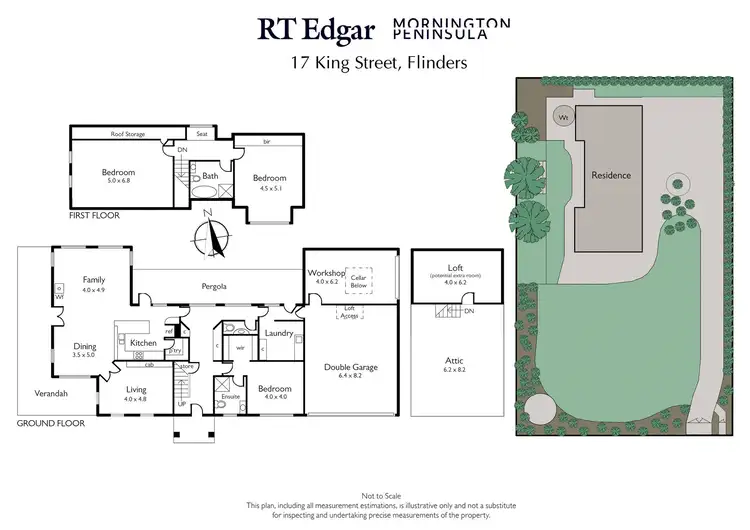 Floorplan of Homely house listing, 17 King Street, Flinders VIC 3929