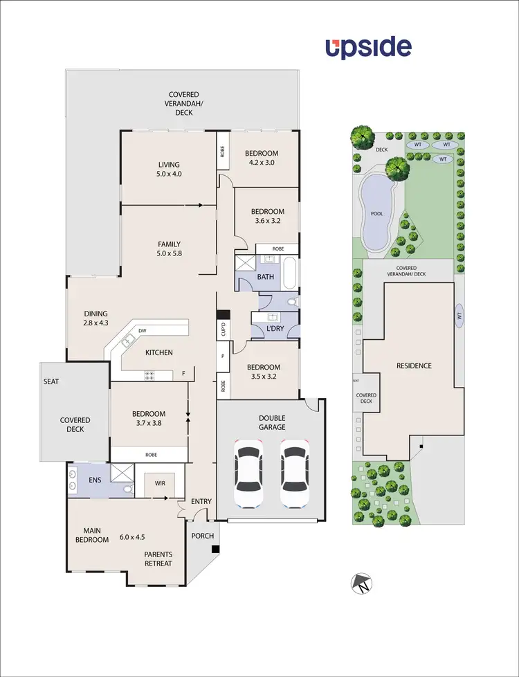 Floorplan of Homely house listing, 8 Mcalpin Street, Tootgarook VIC 3941