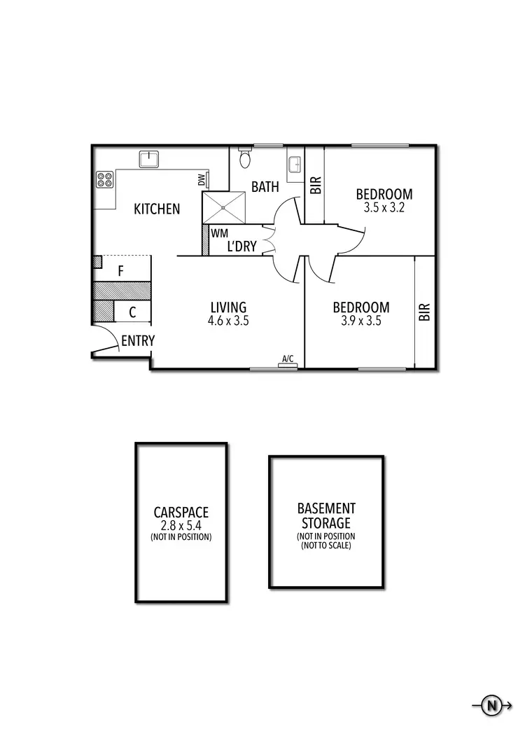 Floorplan of Homely apartment listing, 16/205 Flemington Road, North Melbourne VIC 3051