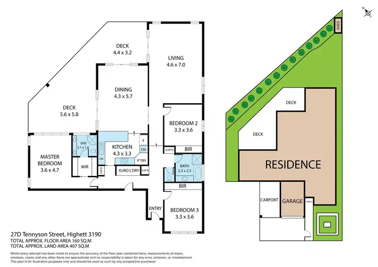 Floorplan of Homely townhouse listing, 27D Tennyson Street, Highett VIC 3190