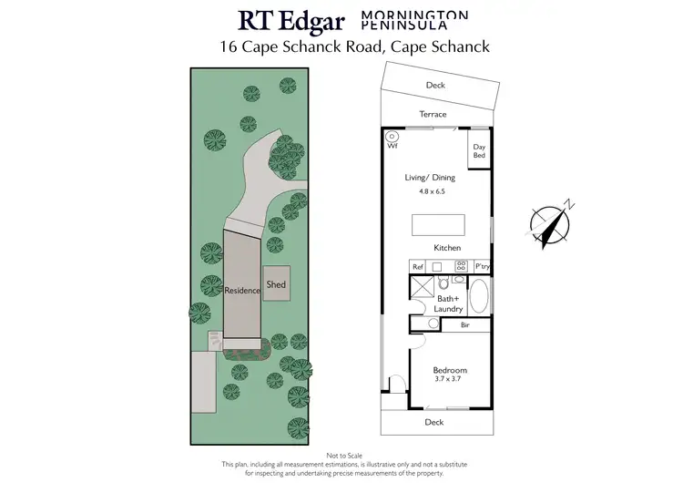 Floorplan of Homely house listing, 16 Cape Schanck Road, Cape Schanck VIC 3939