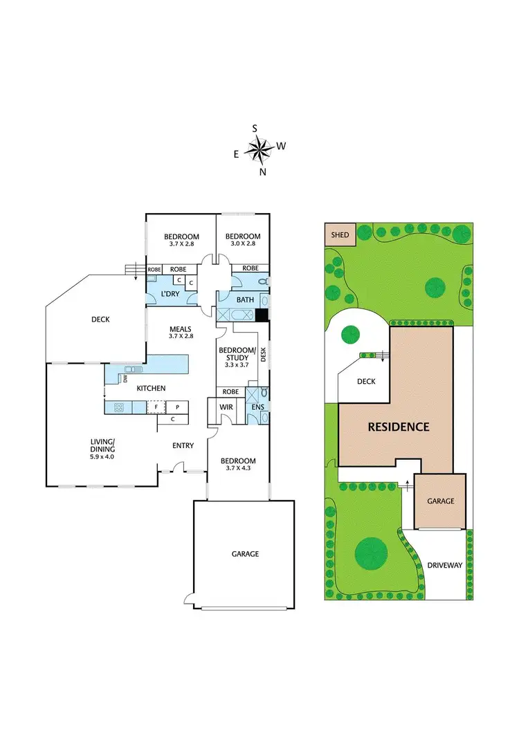 Floorplan of Homely house listing, 22 Gordon Street, Deepdene VIC 3103