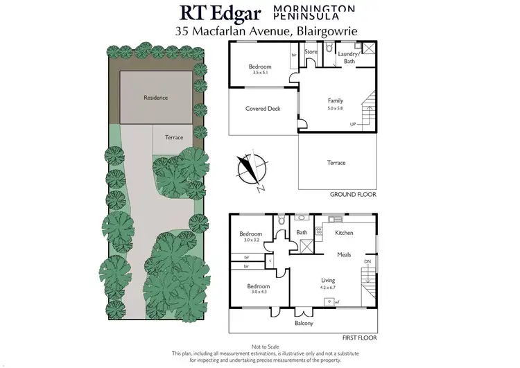 Floorplan of Homely house listing, 35 Macfarlan Avenue, Blairgowrie VIC 3942