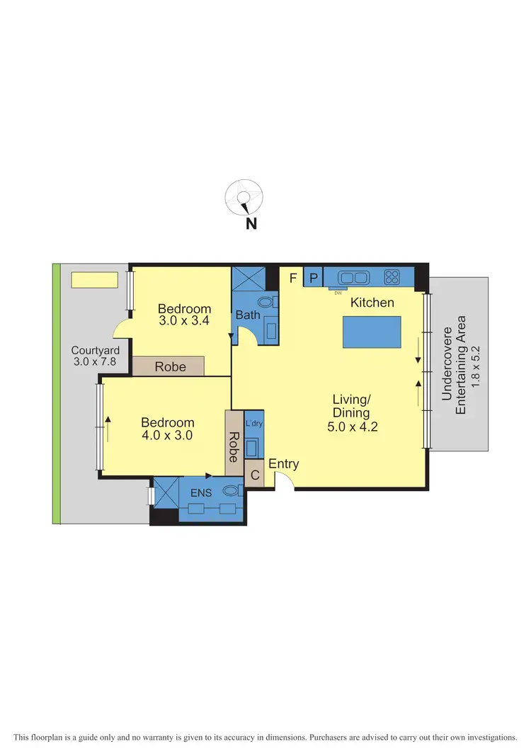 Floorplan of Homely apartment listing, 8/22 Wattle Road, Hawthorn VIC 3122