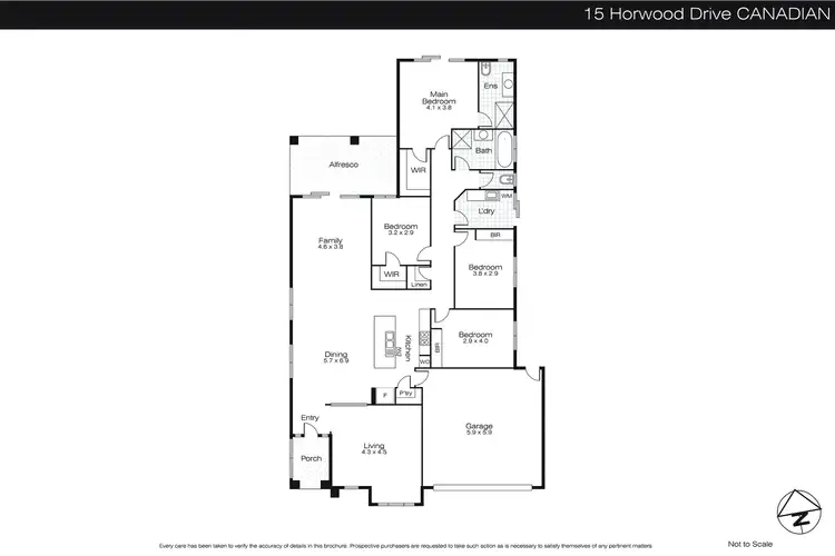 Floorplan of Homely house listing, 15 Horwood Drive, Canadian VIC 3350