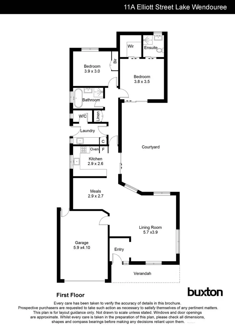 Floorplan of Homely house listing, 11A Elliott Street, Lake Wendouree VIC 3350
