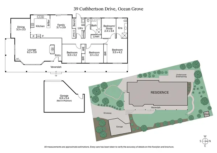 Floorplan of Homely house listing, 39 Cuthbertson Drive, Ocean Grove VIC 3226
