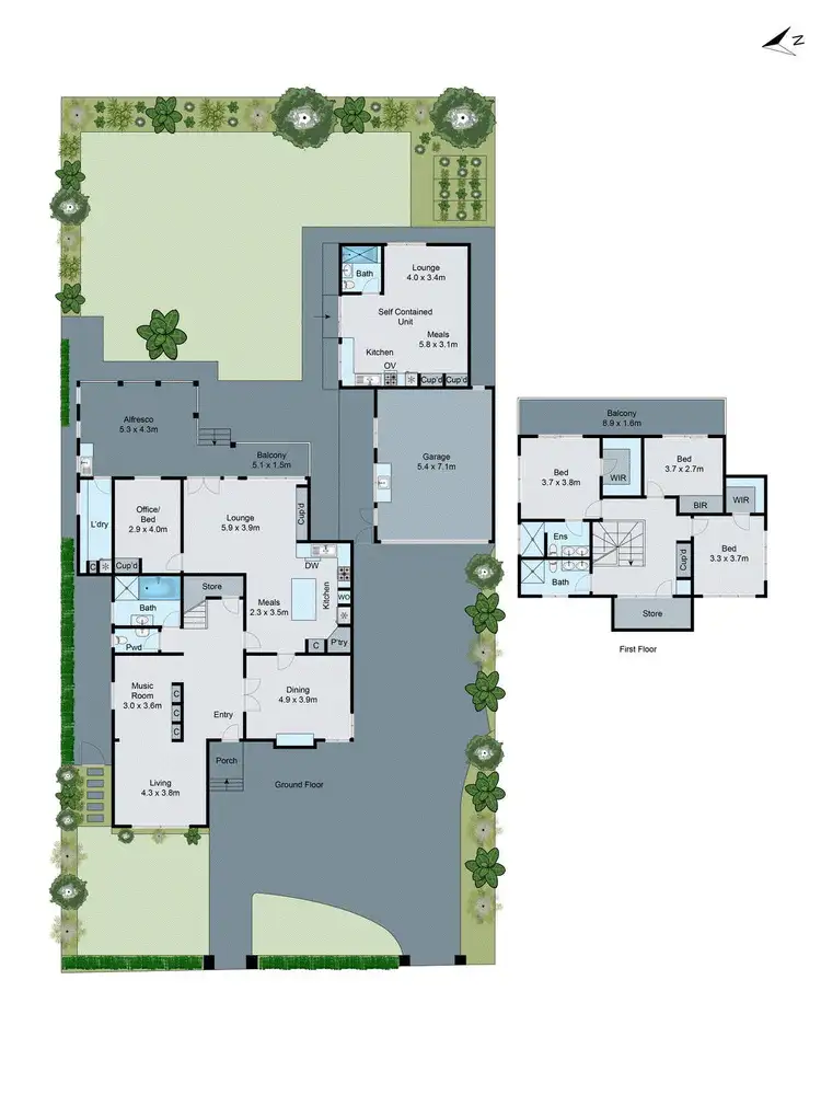 Floorplan of Homely house listing, 210 East Boundary Road, Bentleigh East VIC 3165