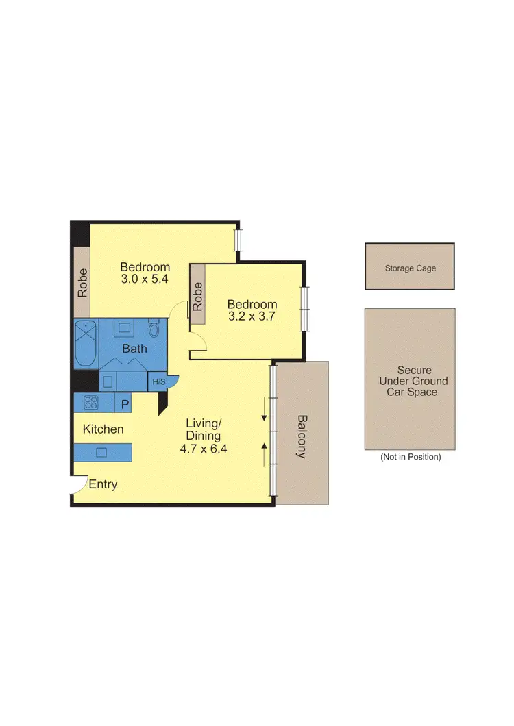 Floorplan of Homely apartment listing, 203C/1142 Nepean Highway, Highett VIC 3190