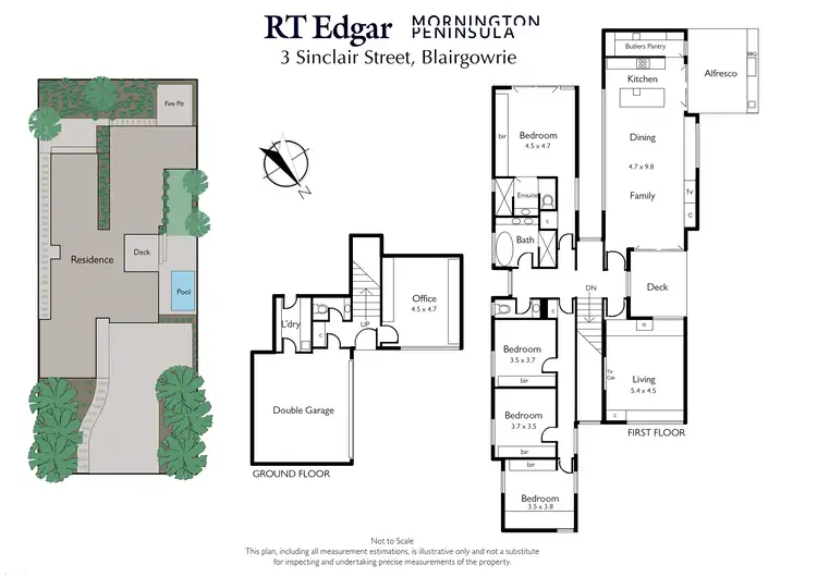 Floorplan of Homely house listing, 3 Sinclair Street, Blairgowrie VIC 3942