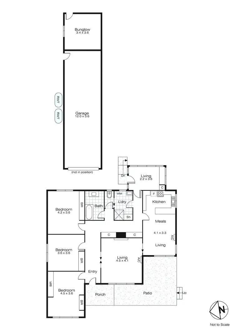 Floorplan of Homely house listing, 6 Lilley Street, Ballarat North VIC 3350