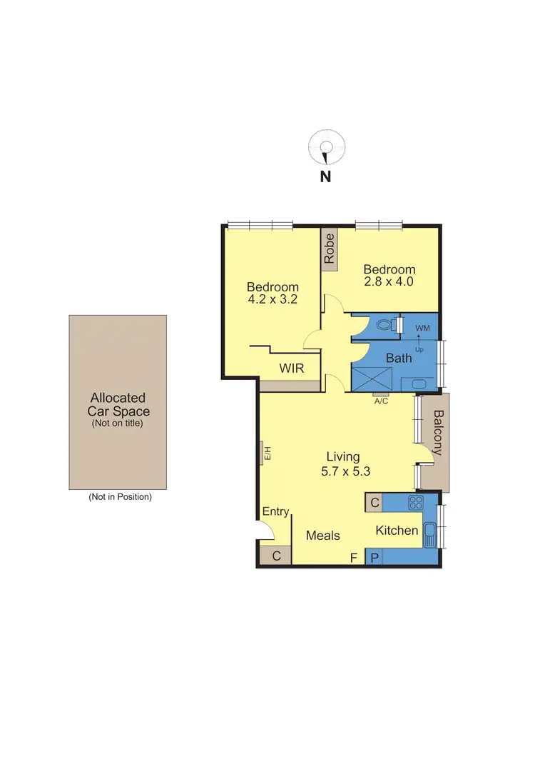 Floorplan of Homely apartment listing, 2/127 Riversdale Road, Hawthorn VIC 3122