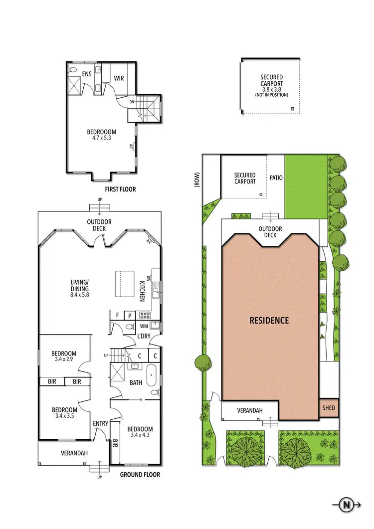 Floorplan of Homely house listing, 202/480 Fallon Street, Brunswick VIC 3056