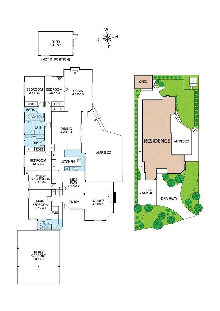 Floorplan of Homely house listing, 4 Catherine Court, Eltham VIC 3095
