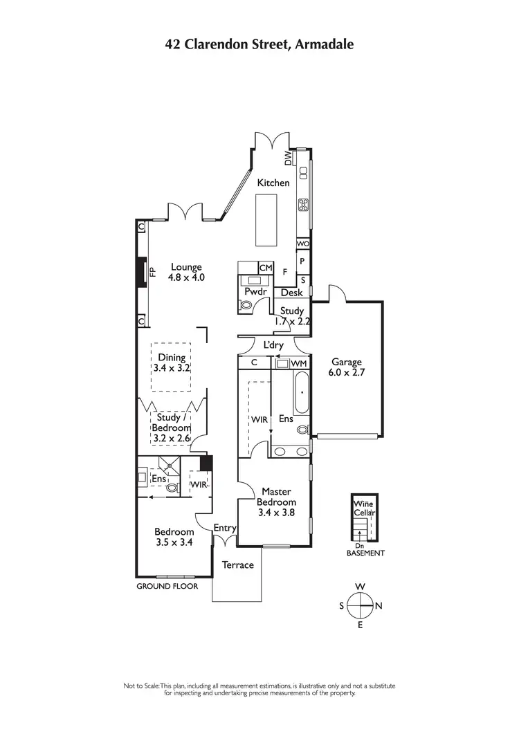 Floorplan of Homely house listing, 42 Clarendon Street, Armadale VIC 3143