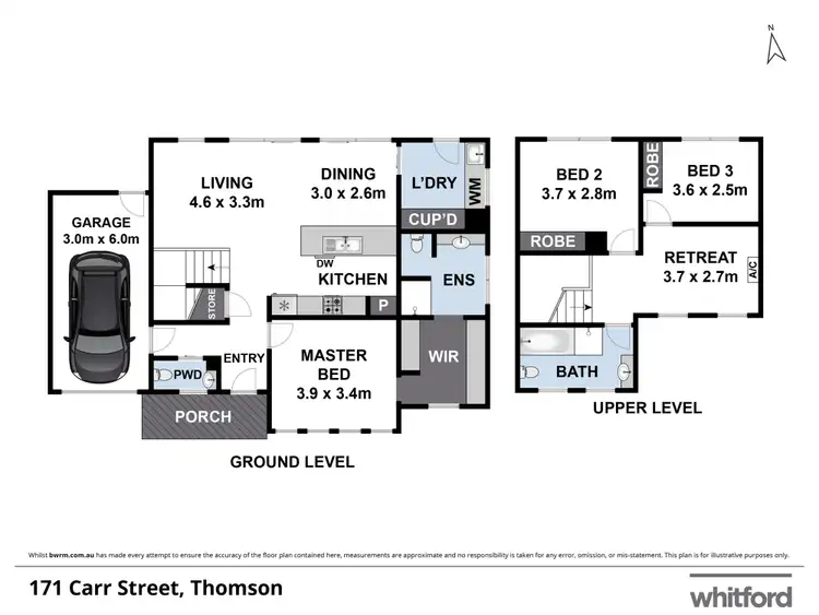 Floorplan of Homely house listing, 171 Carr Street, Thomson VIC 3219