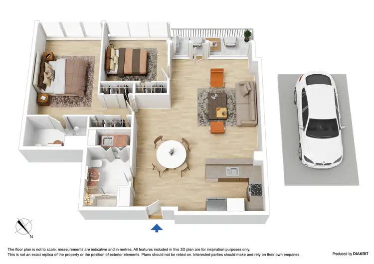 Floorplan of Homely apartment listing, 113/173 City Road, Southbank VIC 3006