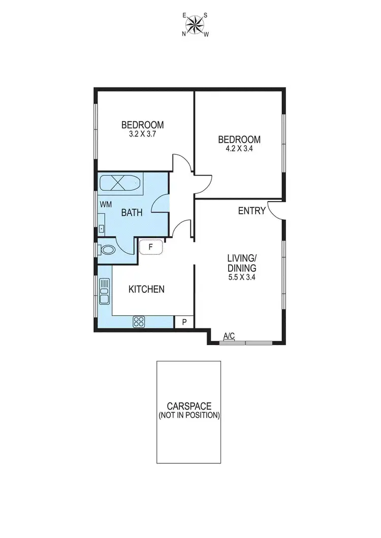 Floorplan of Homely apartment listing, 4/1383 Nepean Highway, Cheltenham VIC 3192