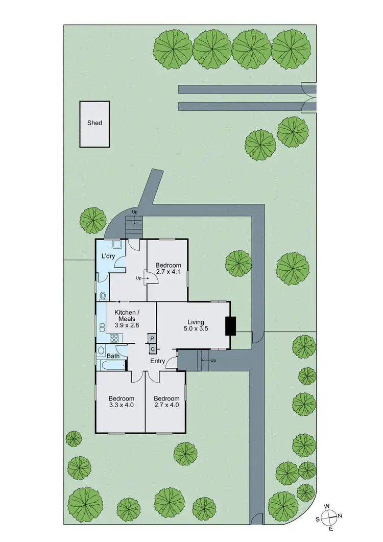 Floorplan of Homely house listing, 1 Catalina Avenue, Ashburton VIC 3147