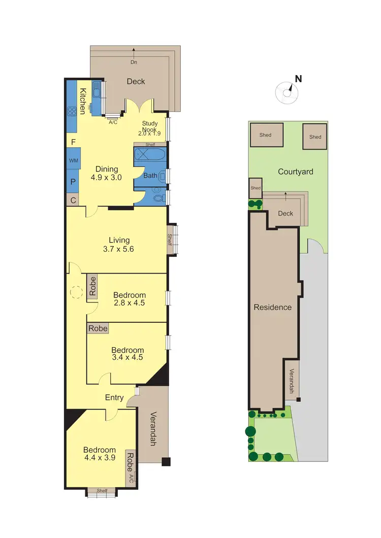 Floorplan of Homely house listing, 7 Monteath Avenue, Hawthorn East VIC 3123