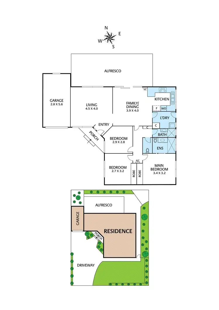 Floorplan of Homely house listing, 3 Walsh Street, Eltham VIC 3095