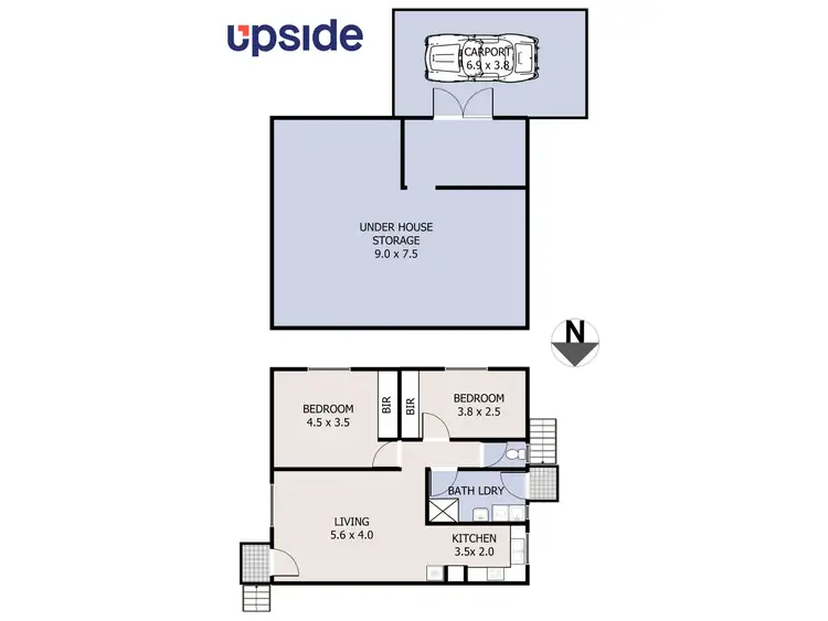 Floorplan of Homely unit listing, 2/1 Matthew Parade, Batehaven NSW 2536