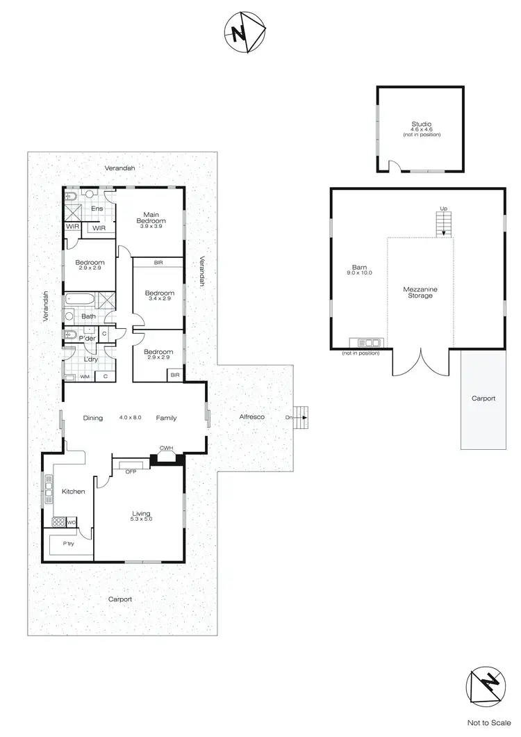 Floorplan of Homely house listing, 62 Pollards Lane, Creswick VIC 3363