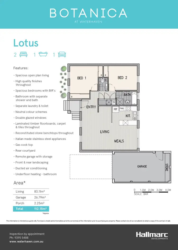 Floorplan of Homely unit listing, 5/8 Faro Street, Point Cook VIC 3030