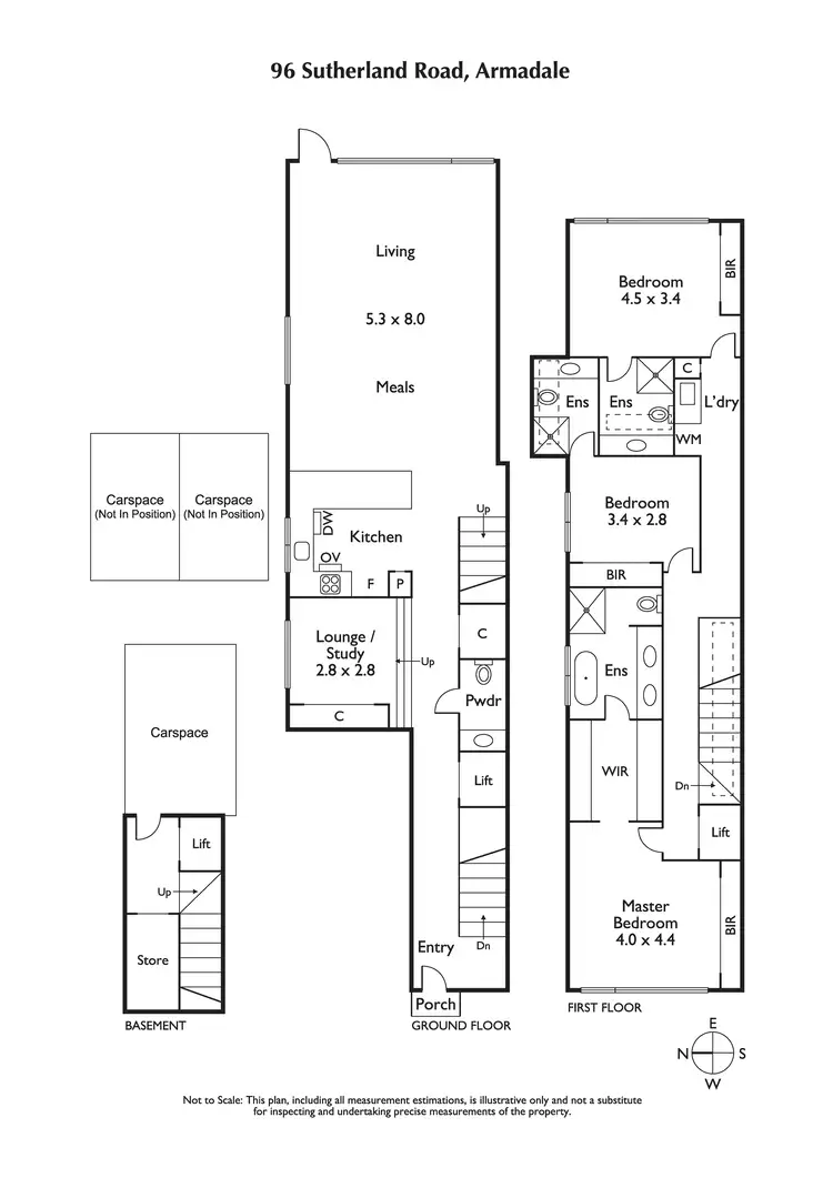 Floorplan of Homely house listing, 96 Sutherland Road, Armadale VIC 3143