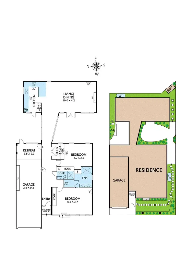 Floorplan of Homely house listing, 4 Parkview Road, Alphington VIC 3078