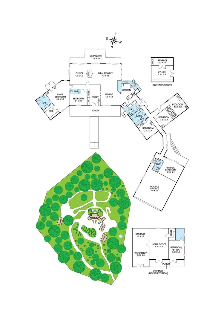 Floorplan of Homely house listing, 106 Rodger Road, Panton Hill VIC 3759