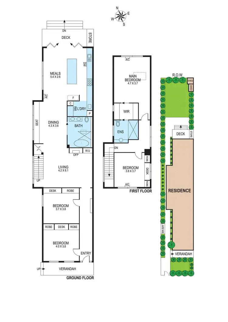 Floorplan of Homely house listing, 13 Ferguson Street, Brighton East VIC 3187