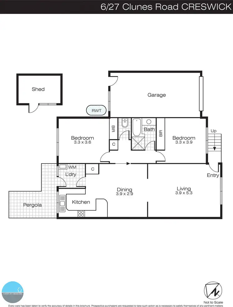 Floorplan of Homely apartment listing, 6/27 Clunes Road, Creswick VIC 3363