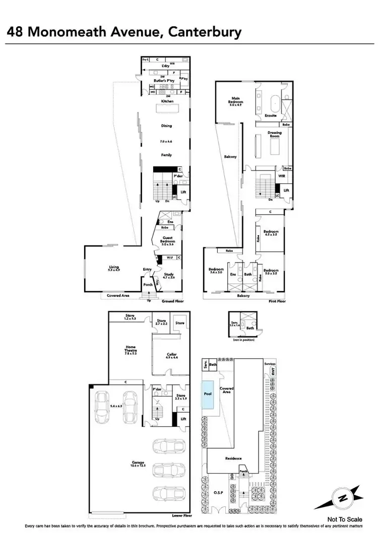 Floorplan of Homely house listing, 48 Monomeath Avenue, Canterbury VIC 3126