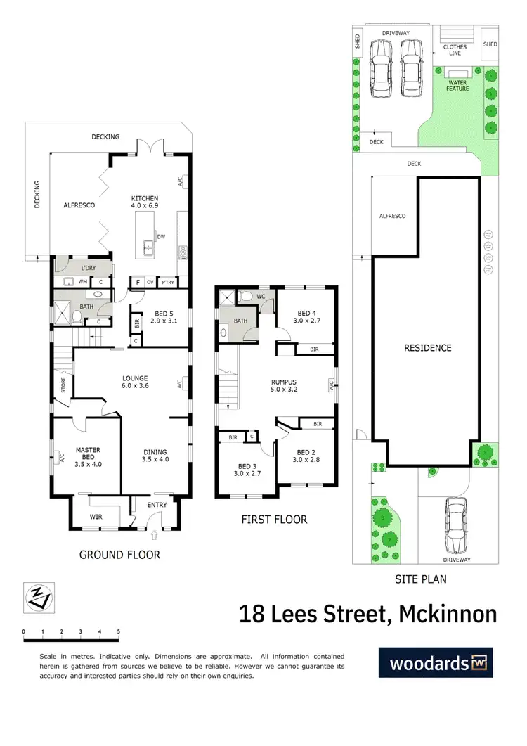 Floorplan of Homely house listing, 18 Lees Street, Mckinnon VIC 3204